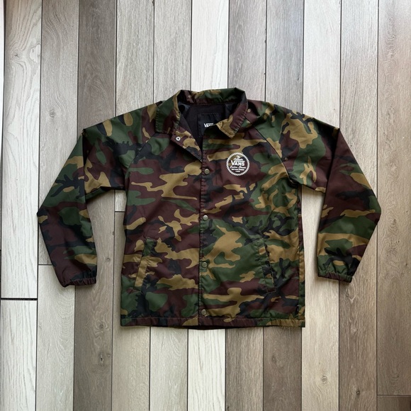 Vans Camo Kids Torrey Jacket | Size: Large 13-14 Years - Picture 1 of 5